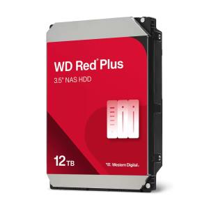 WESTERN DIGITAL Hard Drive - WD Red Plus WD120EFBX - 12TB - SATA - 3.5in - 7200 RPM - 256MB Cache