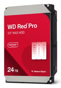 WESTERN DIGITAL Hard Drive - WD Red Pro WD241KFGX - 24TB - SATA 6Gb/s - 3.5in - 7200rpm - 512MB Buffer