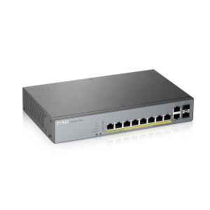 ZYXEL Gs1350-12hp 12 Port Managed Cctv Poe Switch Long Range 130w