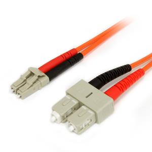 STARTECH.COM Fiber Optic Cable 62.5/125 Multimode Duplex Lc-male/ Sc-male 1m