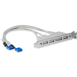 STARTECH.COM USB I/o Port Cable Pc Backplate 4-port USB 2.0 With Cables To MB