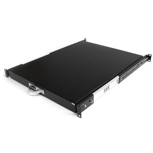 STARTECH.COM 22IN BLACK DEEP SLIDING SERVER RACK CABINET SHELF