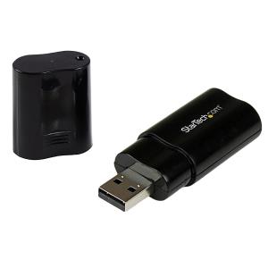 STARTECH.COM USB 2.0 To Audio Adapter - Black
