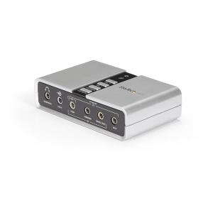 STARTECH.COM Audio Adapter External Sound Card 7.1 USB