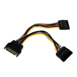 STARTECH.COM Power Y Splitter Cable 6in SATA