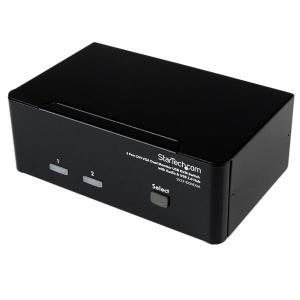 STARTECH.COM KVM Switch DVI Vga Dual Monitor USB With Audio & USB 2.0 Hub 2port