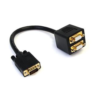 STARTECH.COM Vga To 2x Vga Video Splitter Cable 1ft M/f