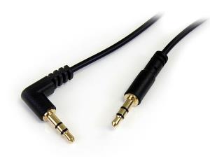 STARTECH.COM Audio Cable Slim 3.5mm To Right Angle Stereo - M/m 30cm