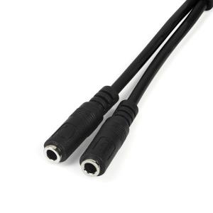STARTECH.COM Headset Splitter Adapter 3.5mm 4 Pin To 2x 3 Pin 3.5mm - M/f