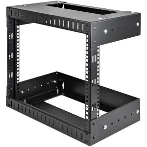 STARTECH.COM 8u Open Frame Wall Mount Equipment Rack - Adjustable Depth