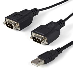 STARTECH.COM Ftdi USB To Serial Adapter Cable With Com Retention 2port
