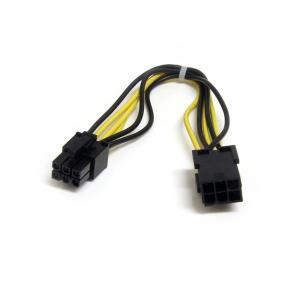 STARTECH.COM Pci-e Power Extension Cable 8in 6 Pin