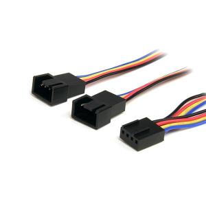 STARTECH.COM Pwm Fan Extension Power Y Cable F/m 4 Pin 12in
