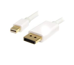 STARTECH.COM Mini DisplayPort To DisplayPort Adapter Cable 1m M/m White