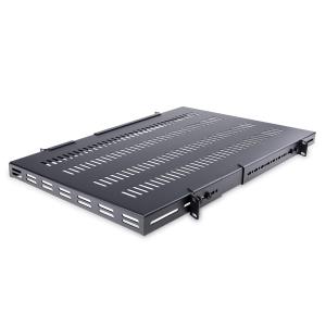 STARTECH.COM Server Rack Shelf Adjust Vented Rack Mount Shelf 1u 19in