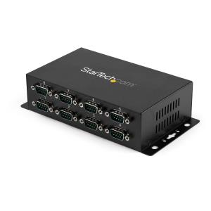STARTECH.COM USB To Rs232 Serial Db9 Adapter Hub 8port - Industrial Din Rail And Wall Mountable