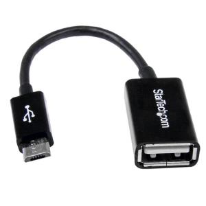 STARTECH.COM Micro USB To USB Otg Host Adapter M/f 4in