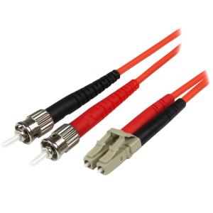 STARTECH.COM Multimode Duplex Lc/st Fiber Optic Patch Cable - 50/125 1m