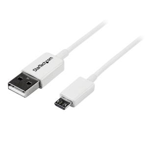 STARTECH.COM USB A To Micro B Cable - Charging Data Cable 2m White