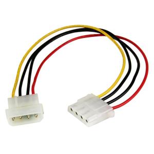 STARTECH.COM Power Extension Cable 12in Low Profile4 - 4 Pin Molex
