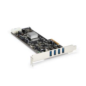 STARTECH.COM Quad Bus Superspeed USB 3.0 Card Adapter 4 Port With Uasp Pci-e