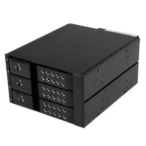 STARTECH.COM HDD Trayless Mobile Rack Backplane 3 Bay 3.5in SATA / SAS