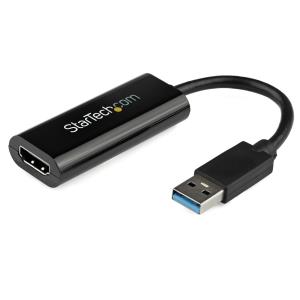 STARTECH.COM External Video Card Multi Monitor Adapter - Slim USB 3.0 To Hdmi