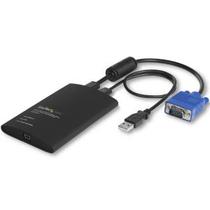 STARTECH.COM KVM Console To Laptop USB 2.0 Portable Crash Cart Adapter With File Transfer