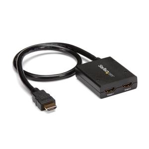 STARTECH.COM Video Splitter Hdmi 2-port 4k Powered By USB Or Power Adapter