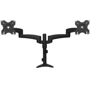 STARTECH.COM Articulating Dual Monitor Arm - Grommet / Desk Mount With Cable Management & Height Adjust - Dual Mo