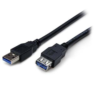 STARTECH.COM USB 3.0 Male To Female USB 3.0 Extension Cable A To A 2m Black