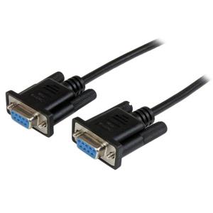 STARTECH.COM Null Modem Cable Female To Female Rs232 Serial 1m Black