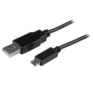 STARTECH.COM Long Mobile Charge Sync USB To Slim Micro USB Cable For Smartphones And Tablets - 24/30 Awg -3m