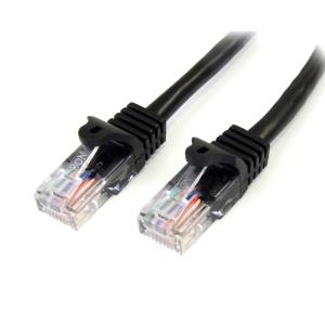 STARTECH.COM Patch Cable - Cat 5e - Utp - Snagless - 1m - Black