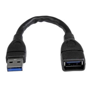 STARTECH.COM USB 3.0 A-to-a Extension Cable - 6in Black