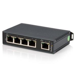 STARTECH.COM Industrial Ethernet Switch - Din Rail Mountable 5-port