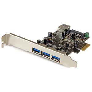 STARTECH.COM Adapter Card1 4port Pci-e USB 3.0 Internal & 3 External Ports