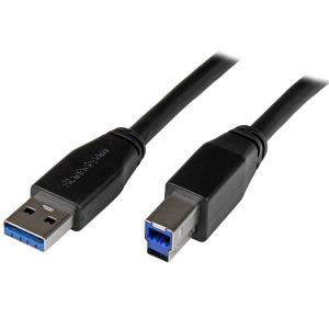 STARTECH.COM Active USB 3.0 USB-a To USB-b Cable - M/m - 5m