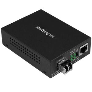 STARTECH.COM Gigabit Ethernet Fiber Media Converter - Rj45 To 850nm Mm Lc - 550m
