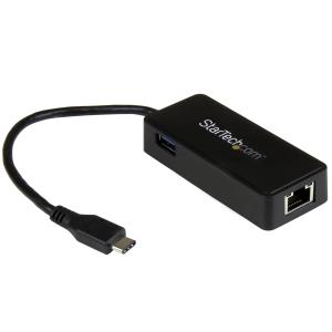 STARTECH.COM USB-C To Gigabit Network Adapter With Extra USB 3.0 Port