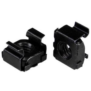 STARTECH.COM M5 Cage Nuts M5 Cage Nuts 50 Pack Black