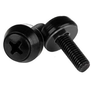 STARTECH.COM M5 Mounting Screws For Server Rack Cabinet 100pack Black
