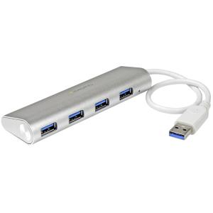 STARTECH.COM Portable USB Hub 3.0 4-port With Built-in Cable