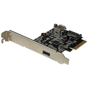 STARTECH.COM 2-port USB 3.1 (10gbps) Card - USB-a, 1x External, 1x Internal - Pci-e