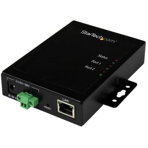STARTECH.COM Ethernet Device Server - Rs232 - Metal And Mountable 2-port Serial-to-ip