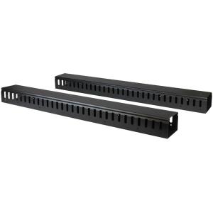 STARTECH.COM Vertical Cable Organizer With Finger Ducts - 0u - 6 Ft