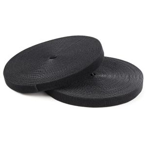 STARTECH.COM Hook & Loop Self Gripping Cable Straps - Black - 30.50m Roll