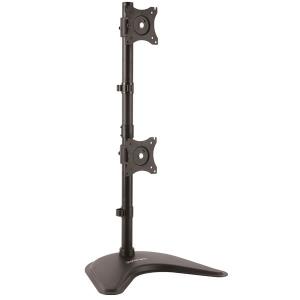 STARTECH.COM Dual Monitor Stand - Vertical For Monitors Up To 27in - Steel