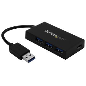 STARTECH.COM USB Hub - 4port - USB A To USB A And USB C - With Power Adapter