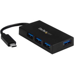 STARTECH.COM USB C Hub 4port With Power Adapter - Type C To A - USB 3.0
